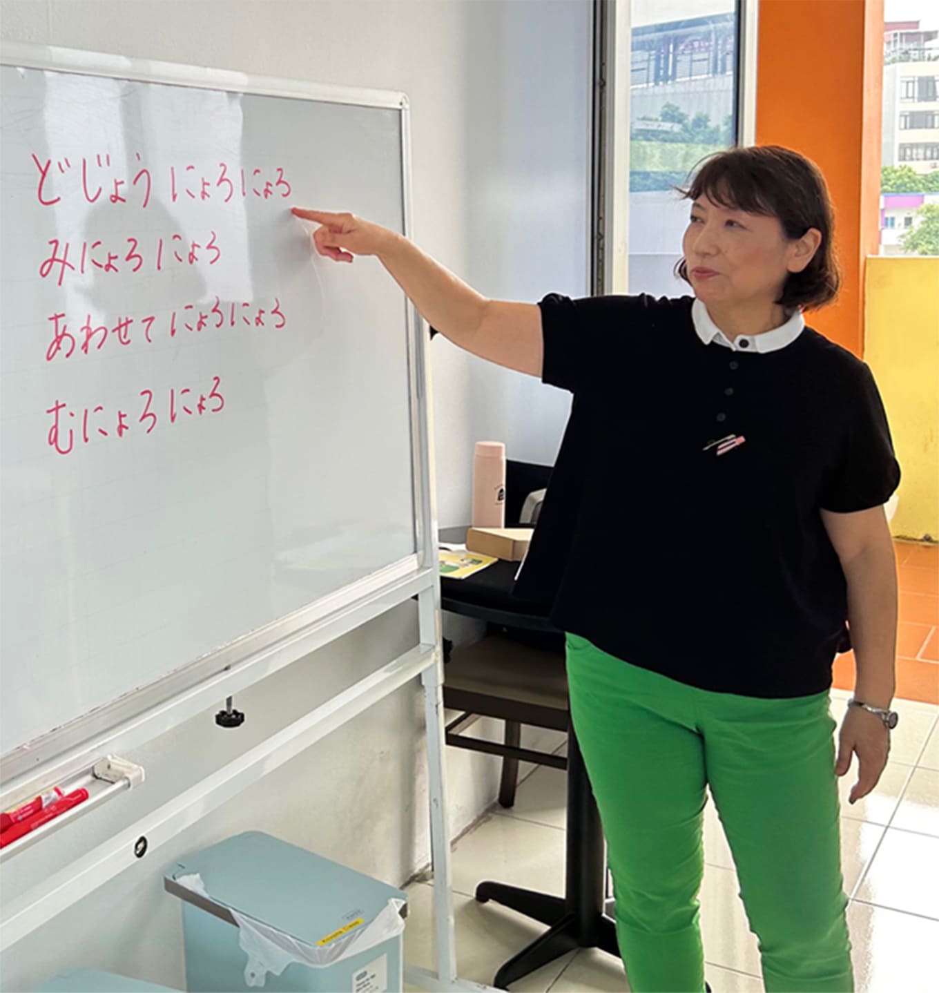 テストの待ち時間には日本語学習と早口ことば